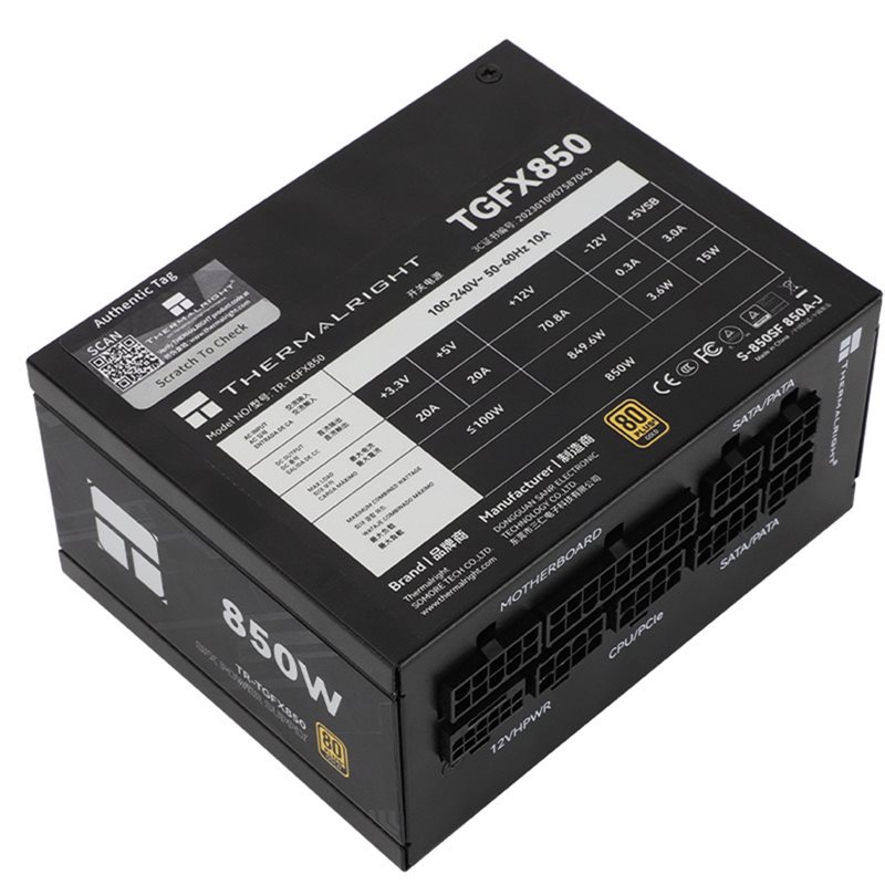 Thermalright TR-TGFX850 SFX Go - đánh giá và giá Sfx Modular Power Supply 850W Gold