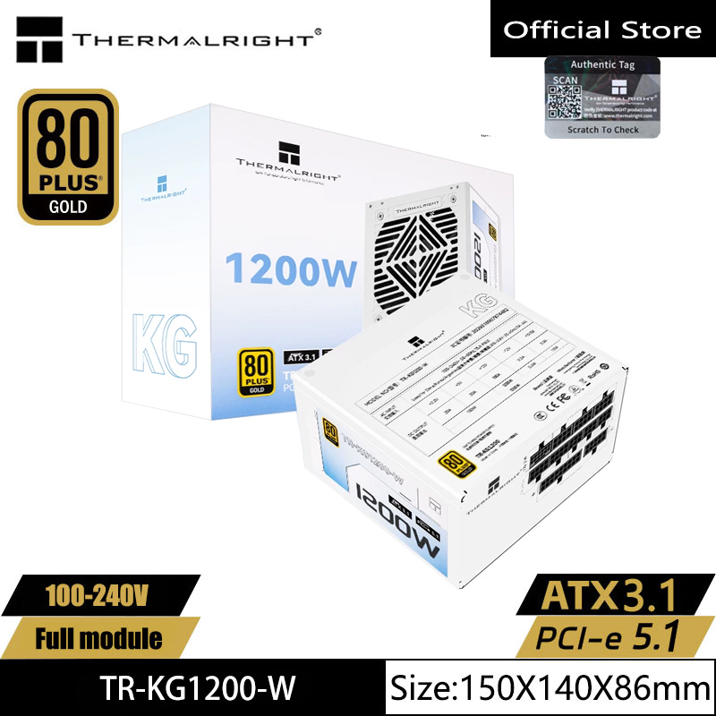 Thermalright TR-KG1200-W/1000- - đánh giá và giá 1000W White Modular Power Supply
