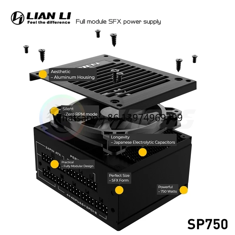LIAN LI PSU 750w SFX Power Sup - đánh giá và giá 750W Sfx Fully Modular Power Supply